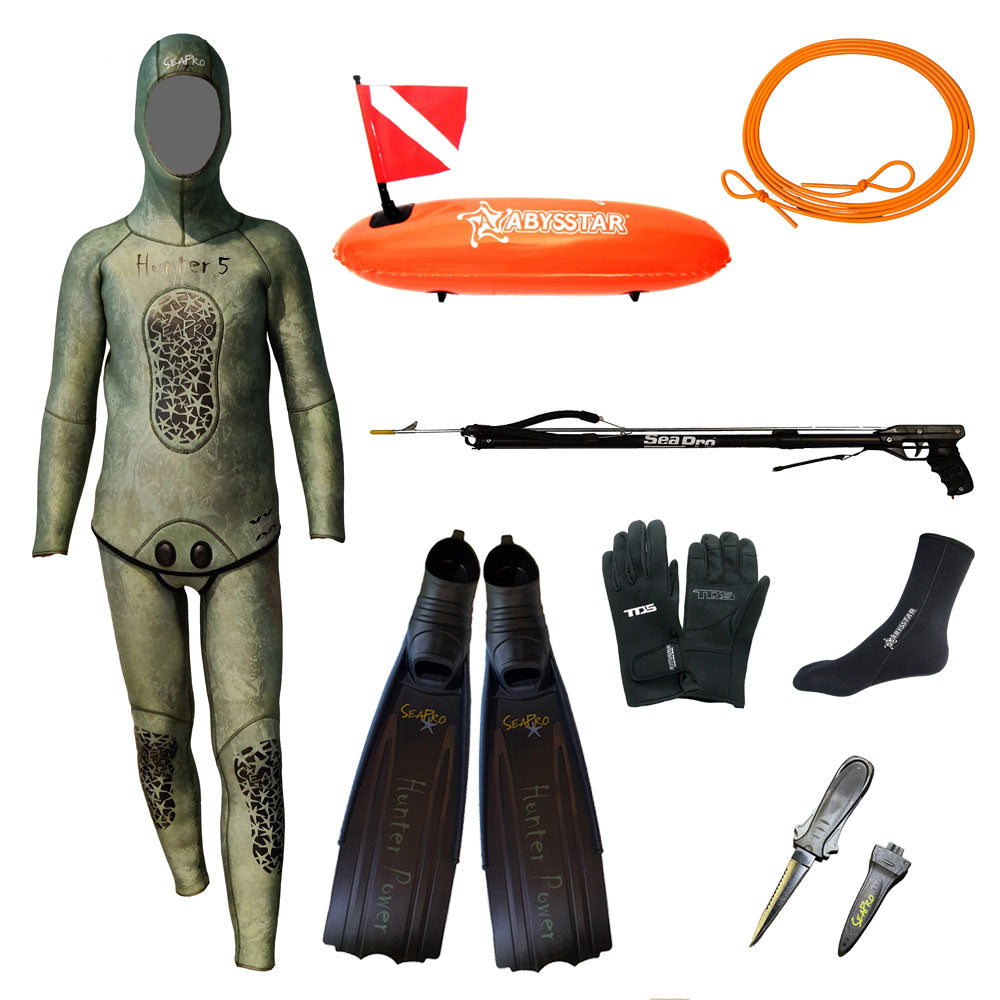 Undervandsjagt pakke Hunter 5 Pro