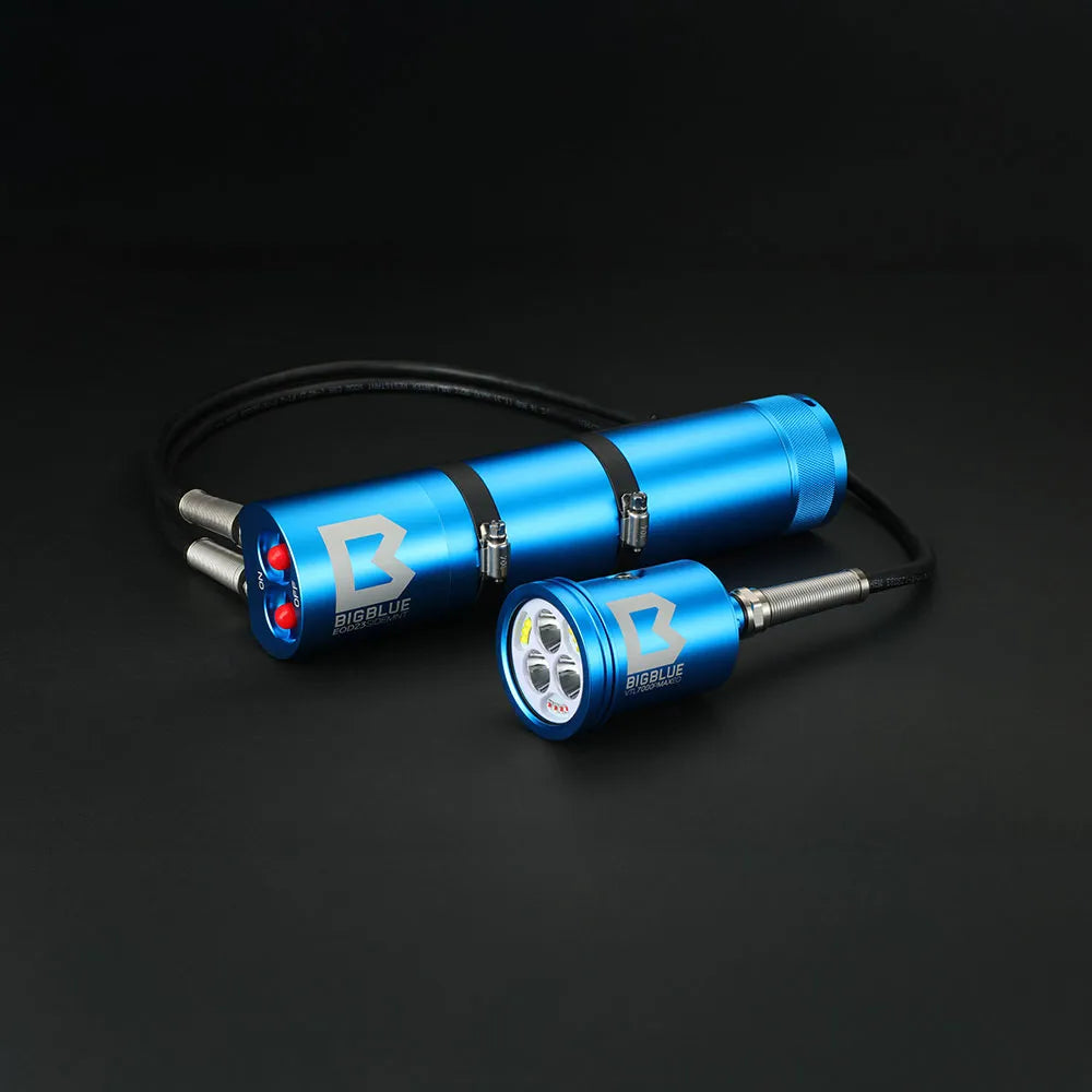 Dykkerlygte Bigblue VTL7000P Max EOD23 Backmount/Sidemount