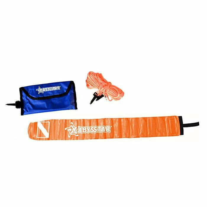 Markeringsbøje Abysstar med snor og taske - Scubadirect