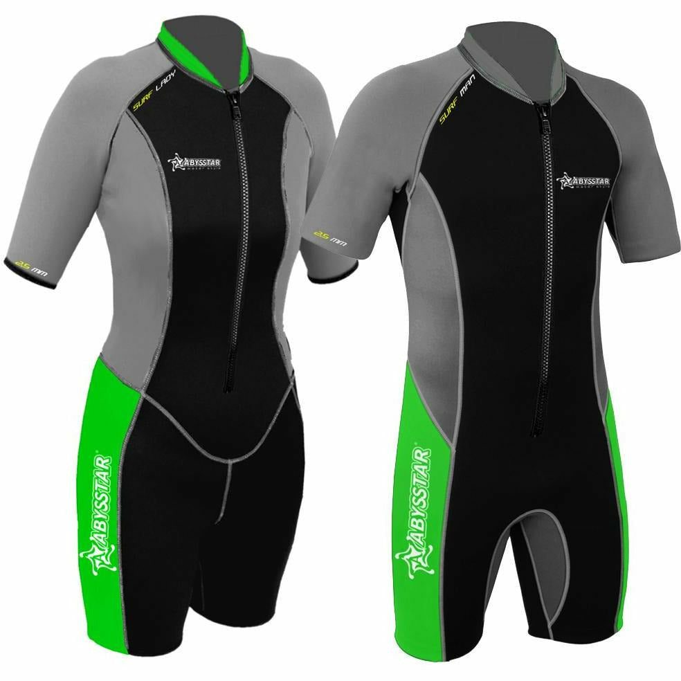 Våddragt Abysstar Short Surf, herre - Scubadirect