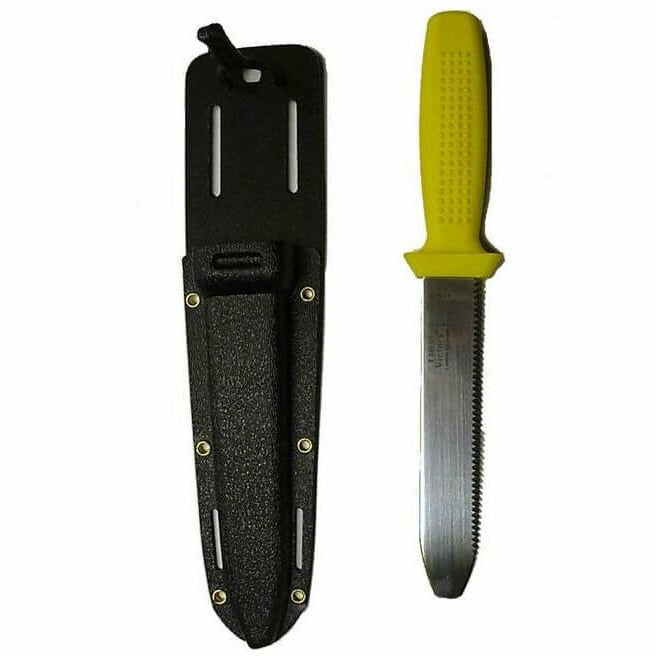 Dykkerkniv SD Pro med plast skede - Scubadirect