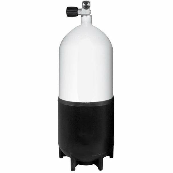 Dykkerflaske SD 12 L kort 232 bar med 1 udtag - Scubadirect