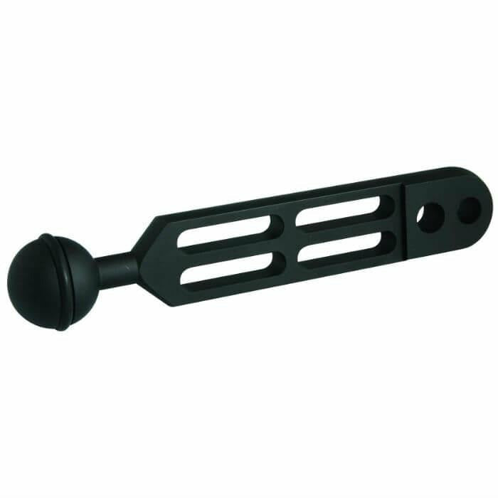 Bigblue Single Ball Arm w/ Adpater (til Sea & Sea) T6061 Aluminium - Scubadirect