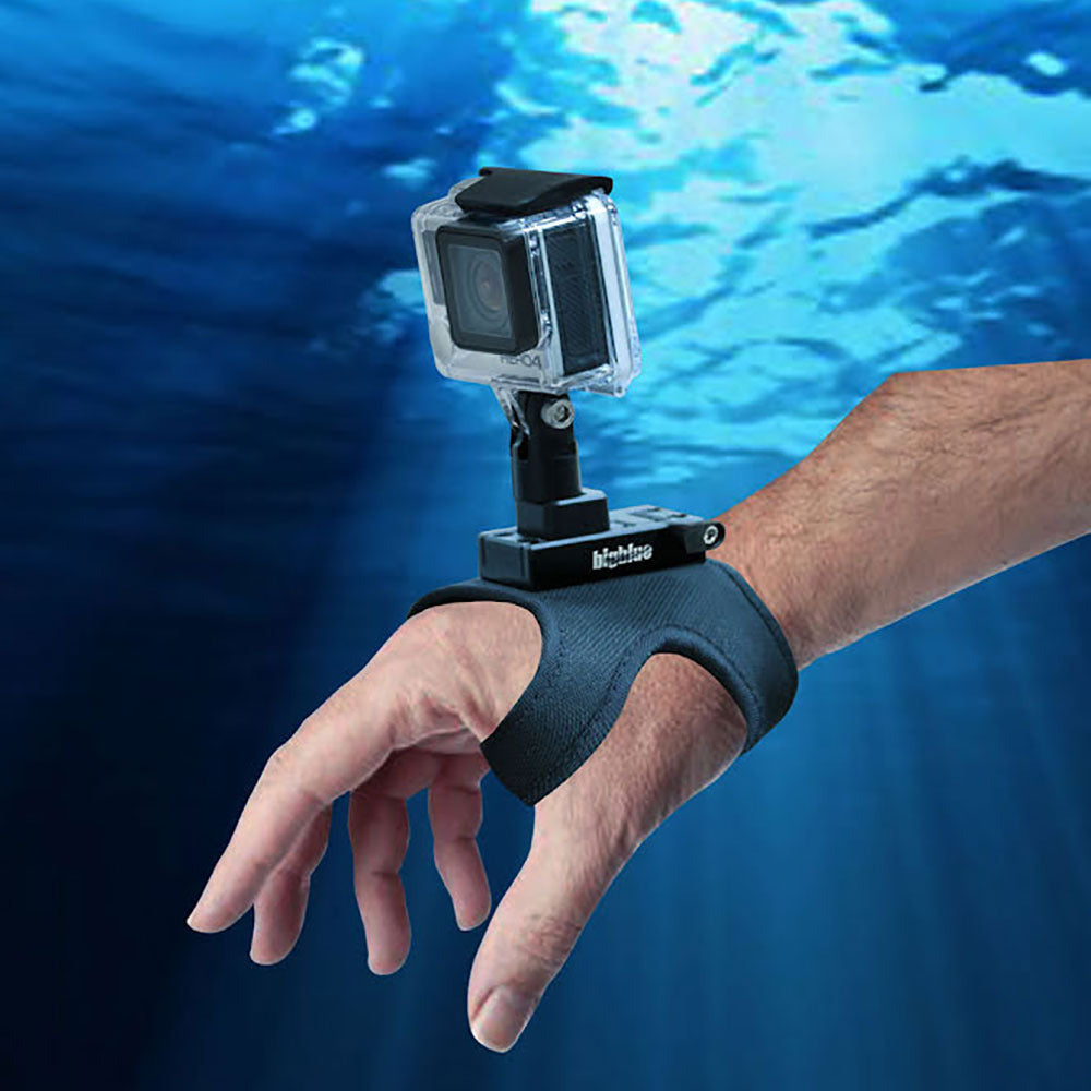 Bigblue handske med Go Pro Easy Release