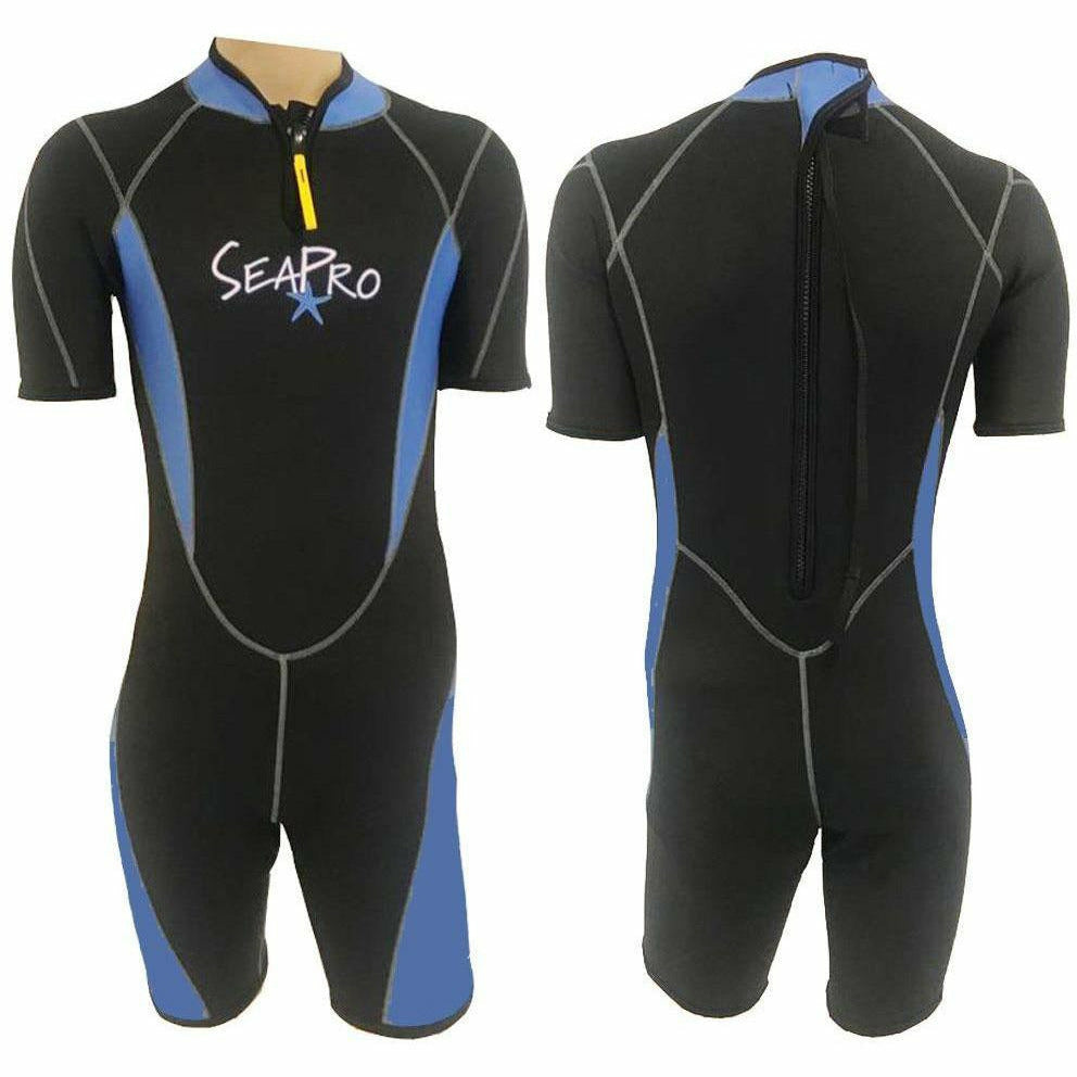 Våddragt SeaPro Seal Shorty til herrer - Scubadirect
