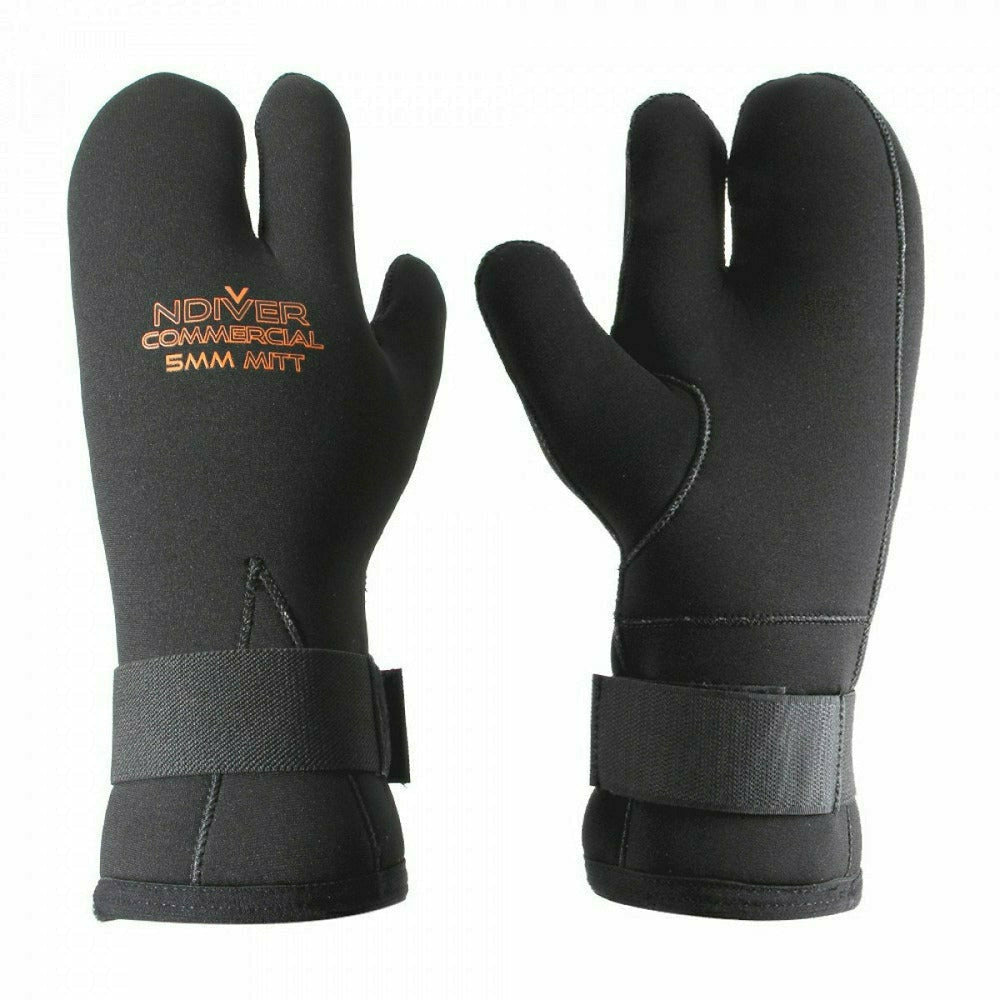 Handsker Northern Diver 3-finger Mitts 5 mm -Scubadirect