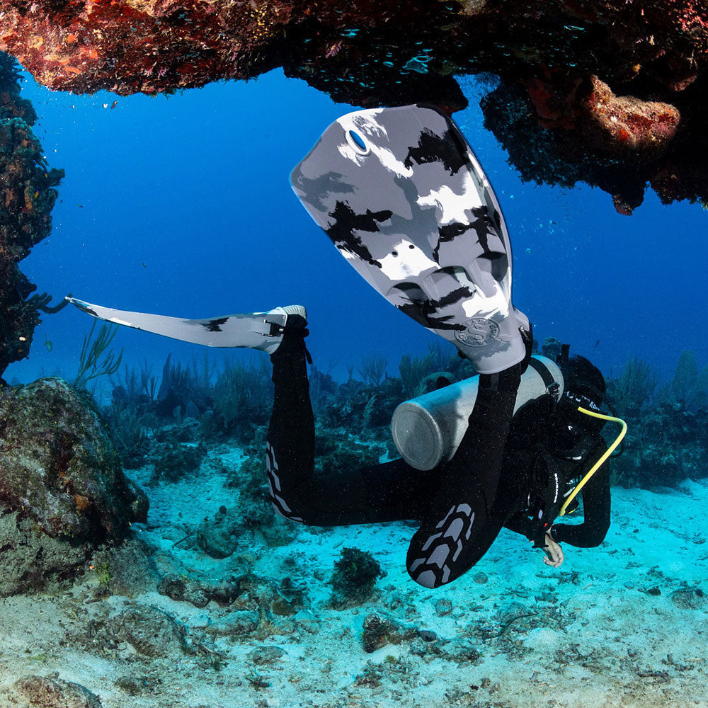 Svømmefødder Scubapro Jet Fin Camo med Spring Strap