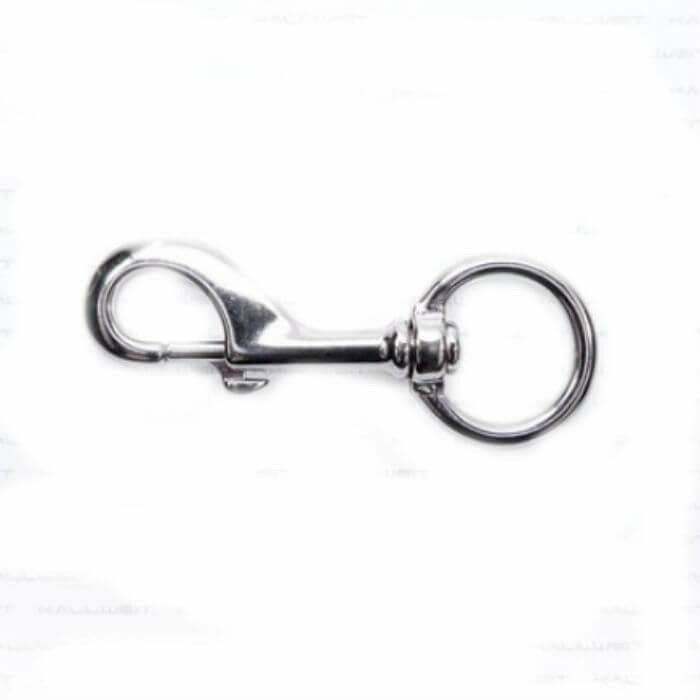 Kallweit Karabin swivel bolt i rustfrit stål 126mm - Scubadirect