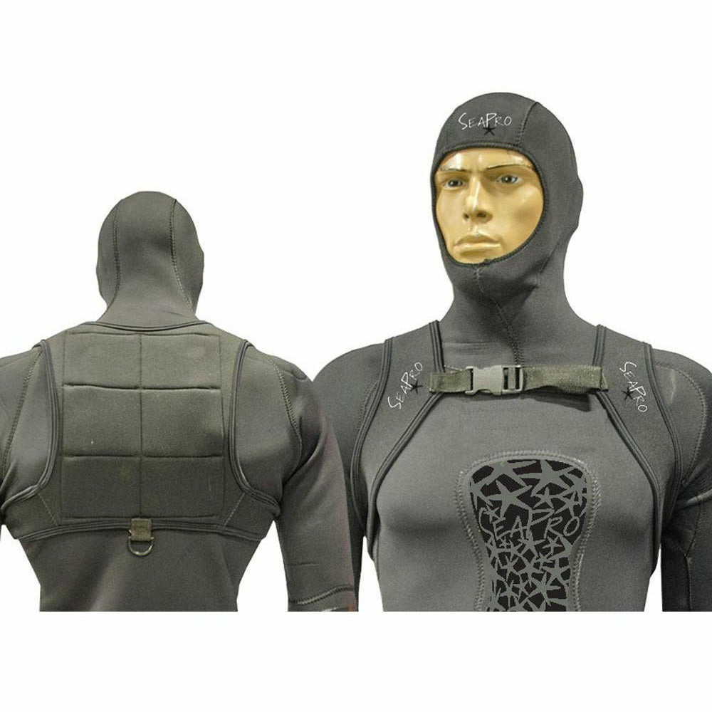 Vægtvest SeaPro Black - Scubadirect