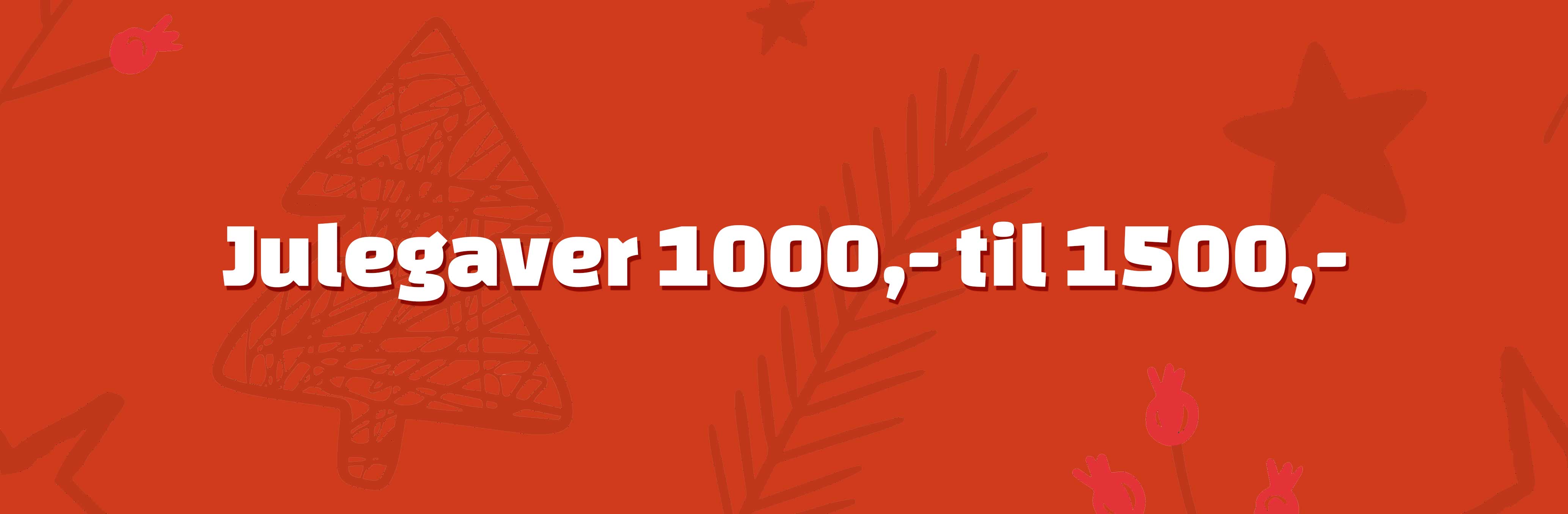 Julegaver 1000-1500,-