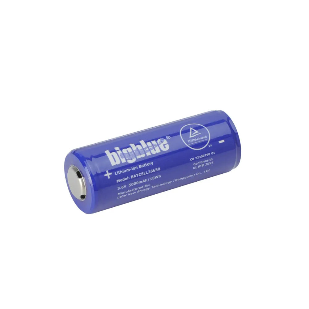 Batteri Bigblue Li-Ion BATCELL26650