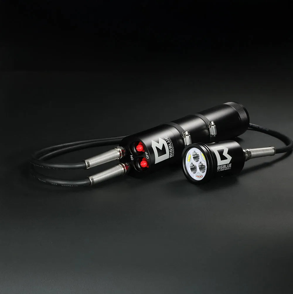 Dykkerlygte Bigblue VTL7000P Max EOD23 Backmount/Sidemount