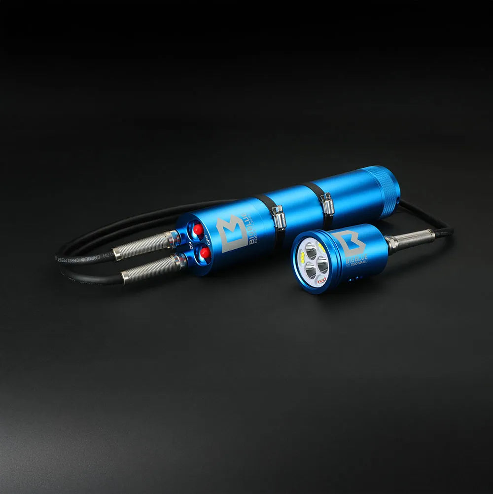 Dykkerlygte Bigblue VTL7000P Max EOD23 Backmount/Sidemount