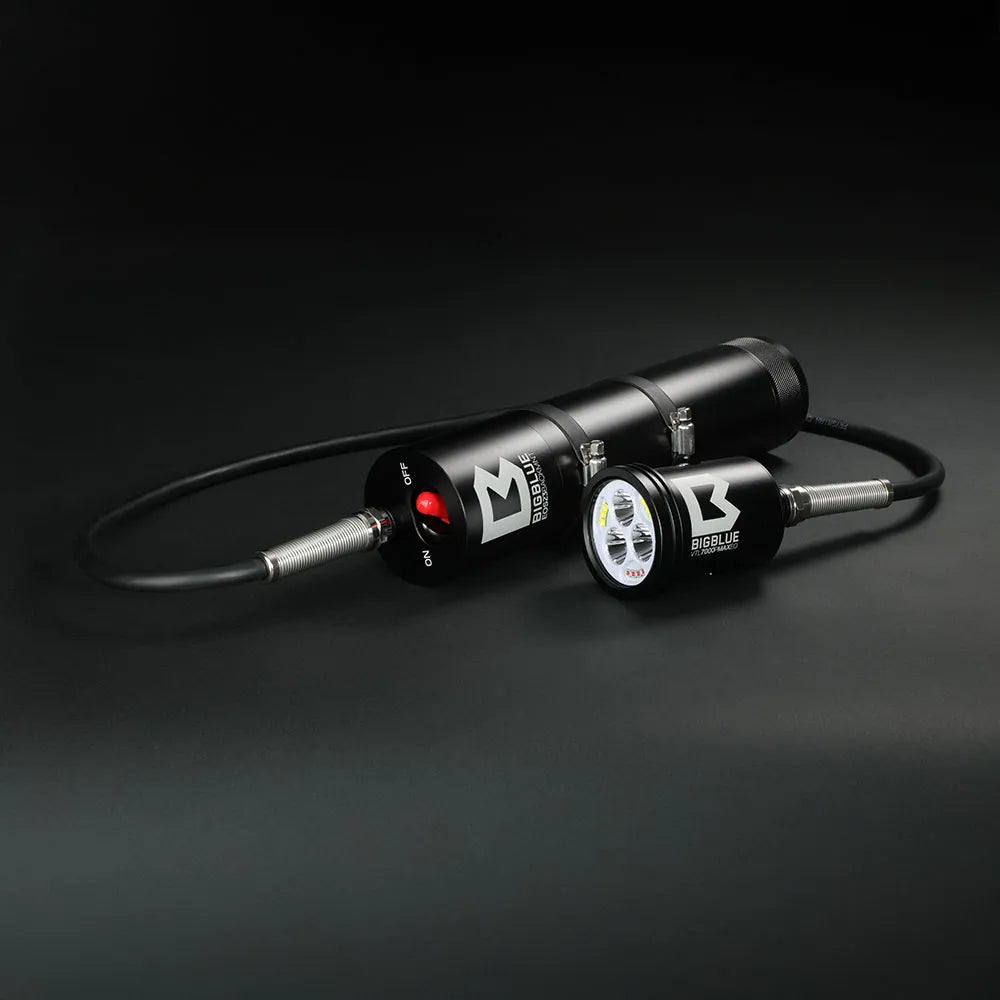 Dykkerlygte Bigblue VTL7000P Max EOS23 Backmount/Sidemount
