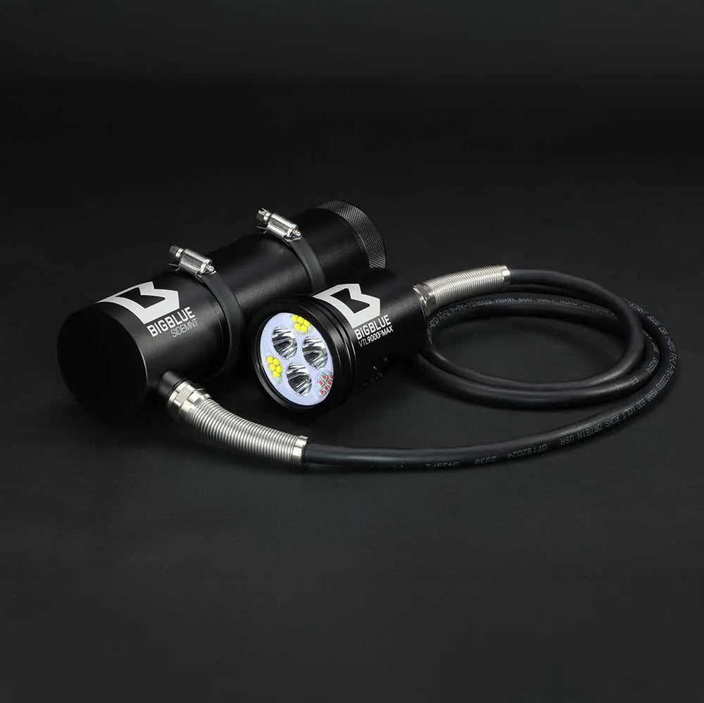 Dykkerlygte Bigblue VTL9000P Max Backmount/Sidemount
